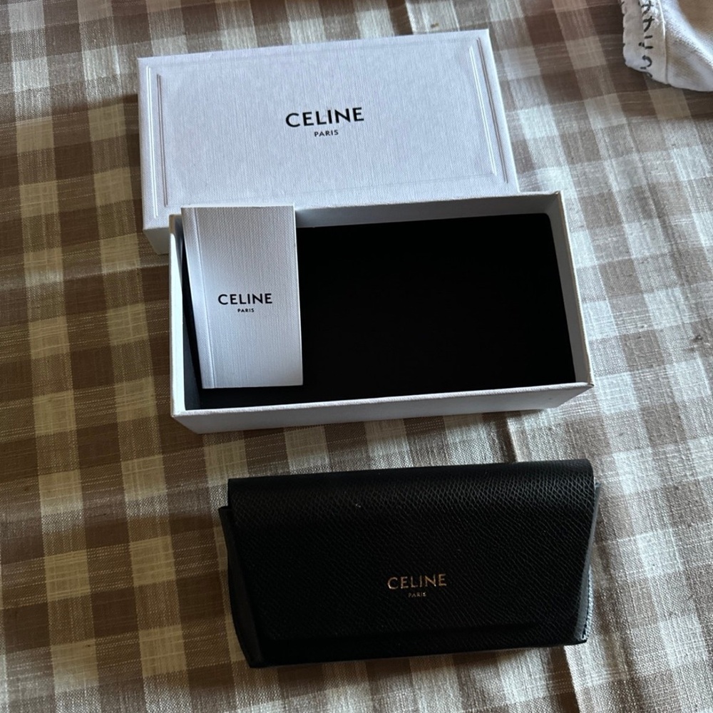Celine sunglass case and Box
